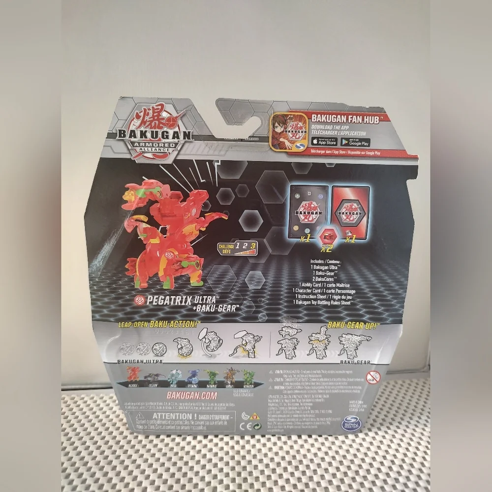 Pegatrix Ultra + Baku+Gear Bakugan Armored Alliance Figure Spin Master NWT